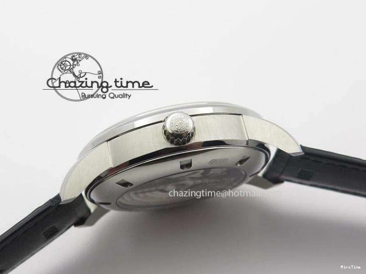 MIROTIME 0303 Affordable Ingeniuer St.Laurens SS Brown Dial MK 1:1 Best Edition On Black Leather Strap A 7365